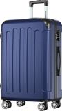 TRVLMORE Reiskoffer Middelgroot - 65x44x25 cm - 70L - Cijferslot - 4 Spinnerwielen 360° - Donkerblauw