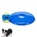 PARENCE. Hondenspeelgoed Frisbee met Bal – Werpschijf + Interactieve Bal – Buitenspel, Gooien & Apporteren – Blauw - Rood - Groen