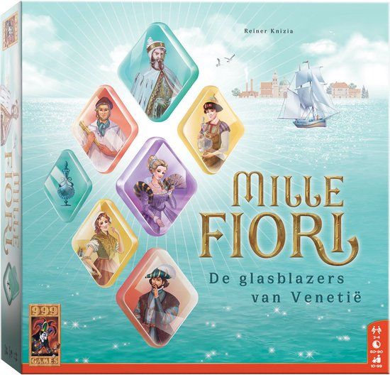 999 Games - Mille Fiori - Bordspel - Strategisch spel - Nederlands