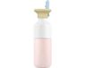 Dopper Steel Drinkfles 350 ml x Flip Straw - Soft Pink