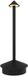 Ledvion Oplaadbare Tafellamp Alba Zwart Dimbaar IP20 USB