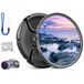 NEEWER 49 mm Variabele ND-filter met lensdop, reinigingsdoek, ND2-32 (1-5 stops), nauwkeurige neutrale dichtheidsaanpassing, meervoudig gecoat optisch glas, camera-fotografie-accessoires