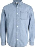 JACK&JONES JJEBROOK JJOXFORD SHIRT AKM 990 NOOS - Heren - Overhemden - Blauw Denim - S