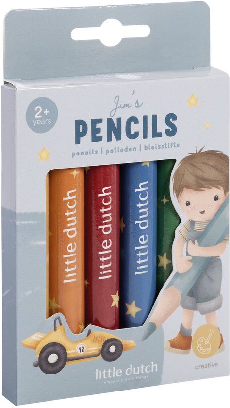 Little Dutch 6 Kleurpotloden Jim