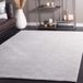 Safavieh Bohemian Indoor Hand Tufted Abstract Collection, ABT340, in Ivory / Charcoal, 60 X 91 cm