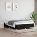 Maison Exclusive - Cadre de lit sans matelas noir 140x190 cm tissu