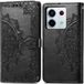 iMoshion Mandala Bookcase - Black - Suitable for Xiaomi Redmi Note 13 Pro (5G) / Poco X6 Pro 5G - Book Case