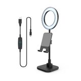 DigiPower Video Conferencing Light Stand - 36 LED - Zwart