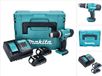 Makita DHP 453 SYJ perceuse-visseuse à percussion sans fil 18 V 42 Nm + 2x batterie 1,3 Ah + chargeur + Makpac