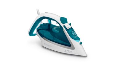 Calor FV5718C0 - Dry & Steam Iron - Durilium Soleplate - 2500W - Turquoise