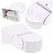 Eco Light Bewegingssensor PIR, bereik 12 meter, wit. Buiten sensor, IP65, instelbaar