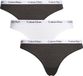 Calvin Klein Dames Slips (3-pack) - Zwart, Wit - Maat M