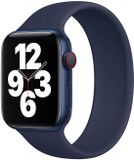 Apple Siliconen solobandje voor de Apple Watch | 38/40/41/42 mm - Maat 2 - Deep Navy