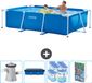 Intex Rechthoekig Frame Zwembad - 260 x 160 x 65 cm - Blauw