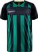 Craft Progress 2.0 Stripe Shirt Korte Mouw Kinderen - Zwart / Groen | Maat: 134/140