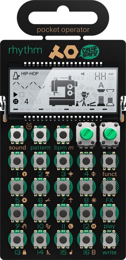 Teenage Engineering PO-12 rhythm Drum Machine - Mini synthesizer