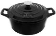 Gusseisen cocotte, 26 cm, 4,73 litres, émaillé noir