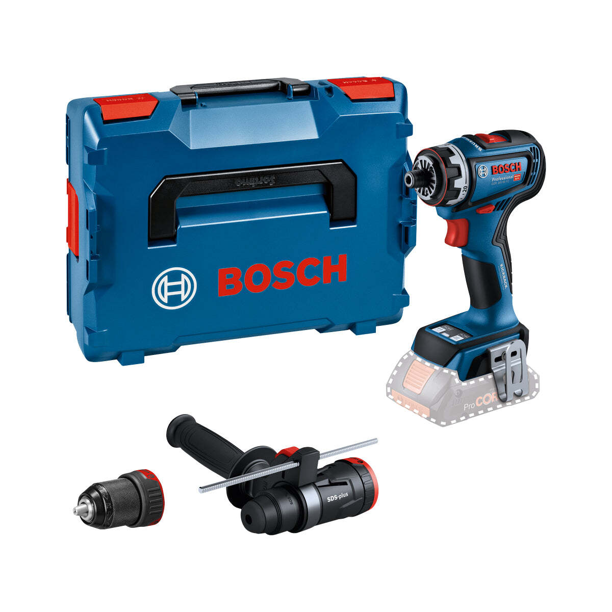 Bosch GSR 18V-90 FC Accu Schroefboormachine 18V Basic Body in L-Boxx - 06019K6204
