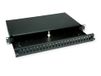 VALUE 19" lasdoos leeg 1 HE, uitschuifbaar, 24x SC SX/LC DX