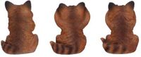 Nemesis Now Three Wise Foxes 8.5cm Figurines - Multicolours