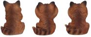 Nemesis Now Three Wise Foxes 8.5cm Figurines - Multicolours