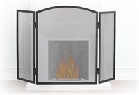 Relaxdays Spark Screen - 3-Piece - Steel - 62 x 96 cm - Black