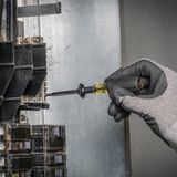 Klein Tools 6013K Schroevendraaier met sleuf, 3/16-Inch Split-Blade Flat Head Driver, Positieve grijpactie, Kussen Grip Handvat