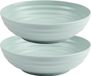 Plasticforte Kommetjes/Schaaltjes - 4x - Kunststof - D19 x 5.5 cm - Mintgroen
