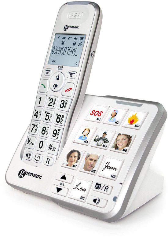Geemarc Amplidect 295 Foto DECT - Draadloze Seniorentelefoon met Antwoordapparaat