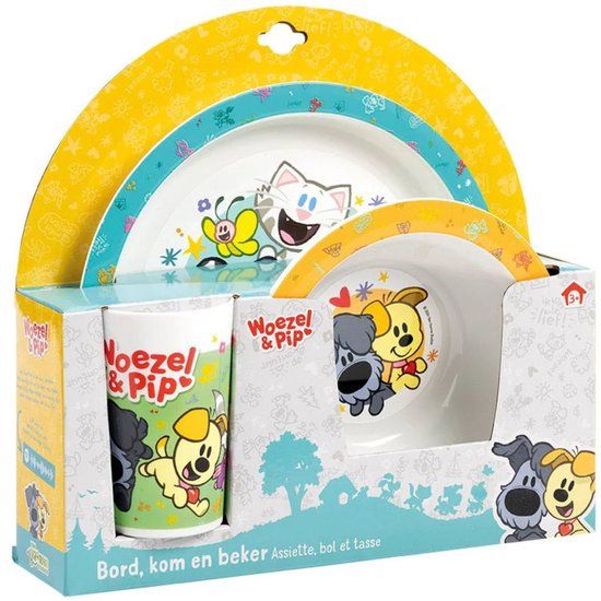 Woezel En Pip Woezel & Pip Eetset, 3dlg.