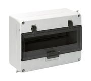 Waterdichte doos voor 12 elementen, licht, waterdicht en veelzijdig, perfect voor het organiseren van gereedschap en accessoires buitenshuis.