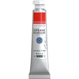 Lefranc Bourgeois 404935 Extra fijne Lefranc olieverf met hoogwaardige kunstenaarspigmenten, lichtecht, verouderingsbestendig - 20ml Tube, Vermilion Red