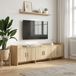 Maison Exclusive Meuble TV exclusif - Dimensions : 168 x 33 x 47 cm - Matériau : panneaux de particules imitation chêne Sonoma
