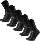 DANISH ENDURANCE Gedempte Hardloopsokken Lange Afstanden - Korte Sokken - Unisex - 5 paar - 43-47