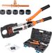 Merkloos / Sans marque Wan GmbH Hydraulisch Persgereedschap - Buizen Krimper - Leidingen Installeren - M-Contour Persbekken - 12-28 mm - Donkergrijs