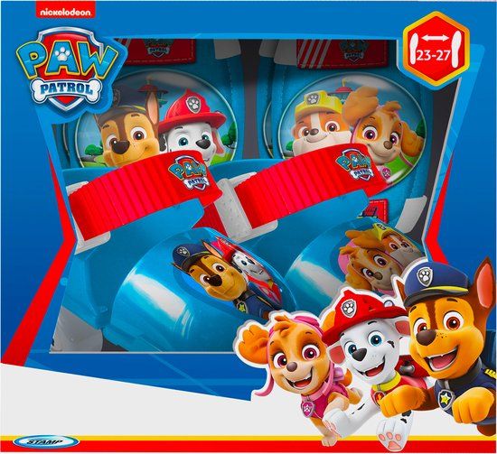 Nickelodeon Paw Patrol Rolschaatsen Met Bescherming Blauw Maat 23-27