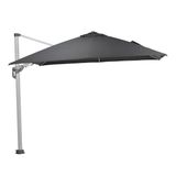 Garden Impressions Hawaii zweefparasol Deluxe 300x300 wit/donkergrijs