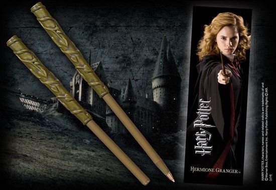 The Noble Collection Harry Potter Pen en bladwijzerset Hermione Multicolours