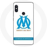 Maniacase Case voor Xiaomi Redmi Note 5 AI Dual Camera Olympique de Marseille Logo witte achtergrond