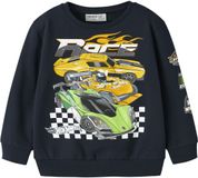 NAME IT Jongens Sweatshirt NMMJERRY HOTWHEELS NREG SWEAT UNB MAT Navy Blazer