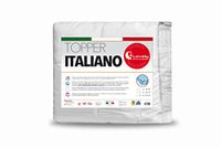 V.I.P. VERY IMPORTANT PILLOW V.I.P. Italiaanse topper Lovely, 125 x 195 cm, Frans bed, wit