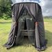 SUV Achterklep Onderdak Tent Privacy Shelter Waterafstotend Zwart Draagbare Kleedkamer voor Fietsen Toilet Douche Slapen Strand Zwemmen L: B: H: 1,5 m: 1,5 m: 2,3 m 6 stks Tent Haringen