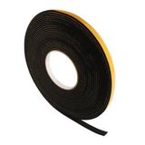 SeKi EPDM Afdichtingsband, zelfklevend, 10 x 2 mm, 10 meter, zwart