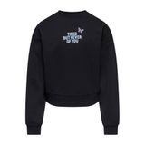 ONLY KIDS ONLY GIRL sweater met backprint - zwart