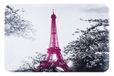 Eurofirany Badmat Eiffel, 60x90, bedrukt, stof, grijs, 90 x 60 x 3 cm