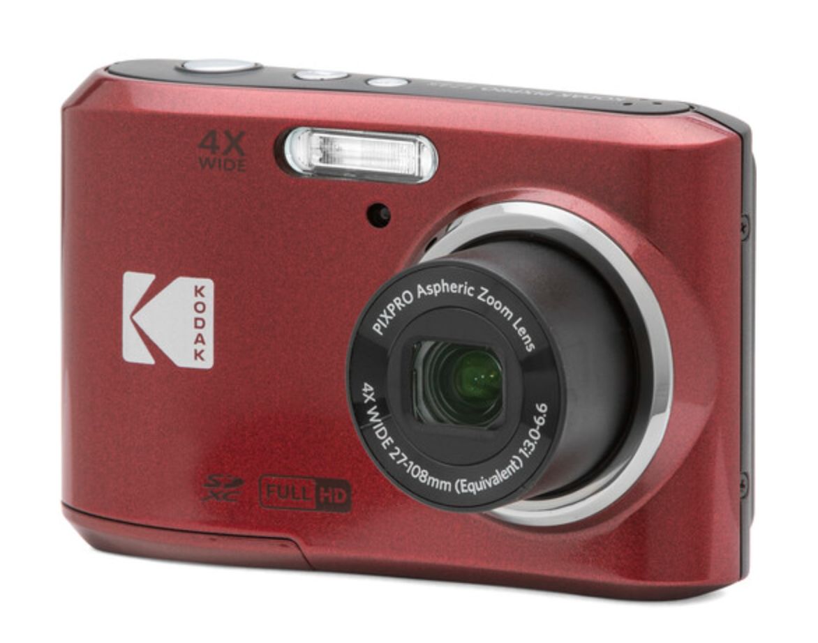 Kodak PIXPRO FZ45 Compact Camera - 16MP, 4x Optical Zoom - Red