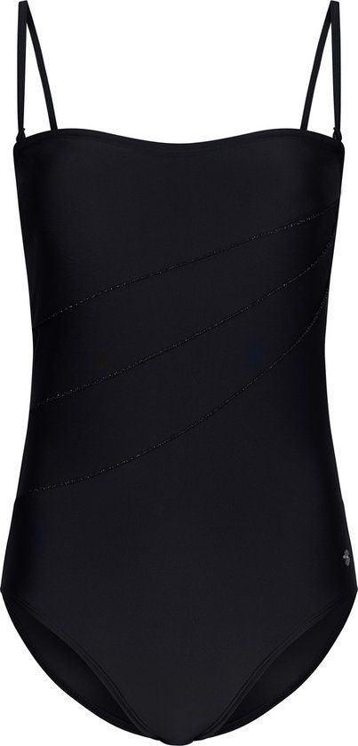 Pastunette Dames Gold Shimmer Badpak - Zwart - Maat 44