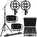 Devine SM500 Set d'enregistrement pour ensembles - incluant microphones, pied et câbles - Multicolore