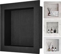 VEVOR Wandnis 10x40.64x40.64cm Douchenis Nis Betegelbaar Enkellaags Waterdichte Nismontage Achterwand Materiaal (XPS, Hout, Cement) Geschikt voor Badkamer, Slaapkamer, Studeerkamer