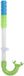 BLING2O Snorkel Kinderen - Spike Leigh Bumpy Spike - Met Draagtas - Zwemmen - Multicolor